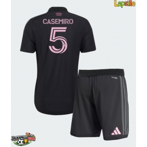 Inter Miami Casemiro #5 Vieraspaita Lapsille 2026-27 Lyhythihainen (+ shortsit)